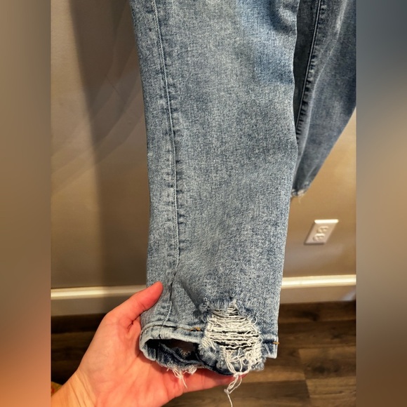 Abercrombie & Fitch Women's Light Blue Ankle Jeans denim y2k back to school - Picture 10 of 16